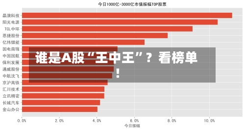 谁是A股“王中王”？看榜单！-第3张图片