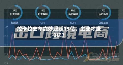 拉卡拉去年靠炒股赚15亿	，主业才赚3亿？-第3张图片