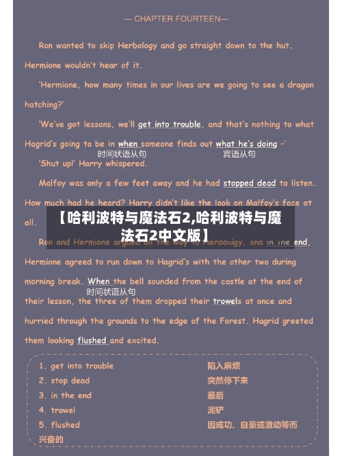 【哈利波特与魔法石2,哈利波特与魔法石2中文版】-第2张图片